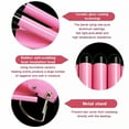 thumbnail image 4 of HIBIBUD 3 Barrels Automatic Perm Splint Ceramic Hair Curler with LCD 3 Barrels Big Deep Wave Hair Curling Iron Hair Waver Curlers Styling Tools 20-32mm, 4 of 7