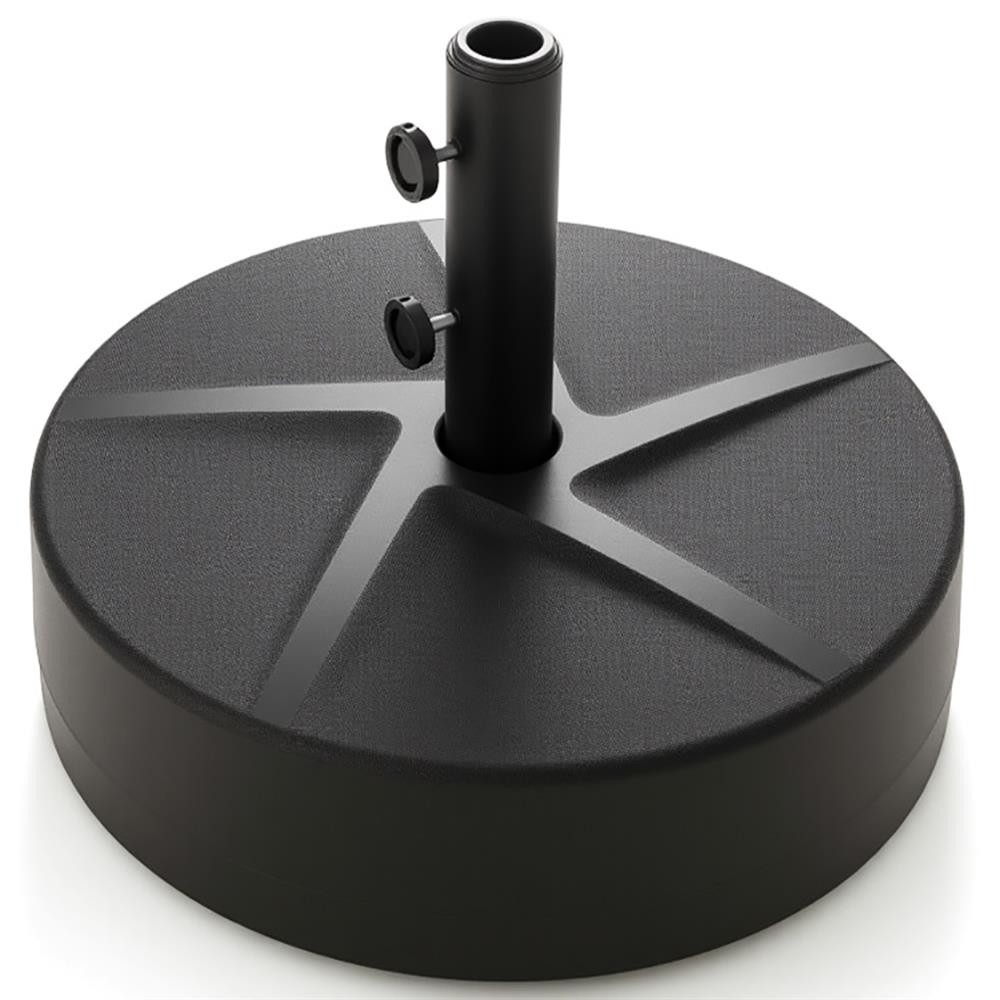 Aimee Lii Patio Umbrella Base 88LBS Capacity Water and Sand Fillable Market Table Umbrella Stand, Outdoor Umbrella Bases for Patio Pool Deck-Black
