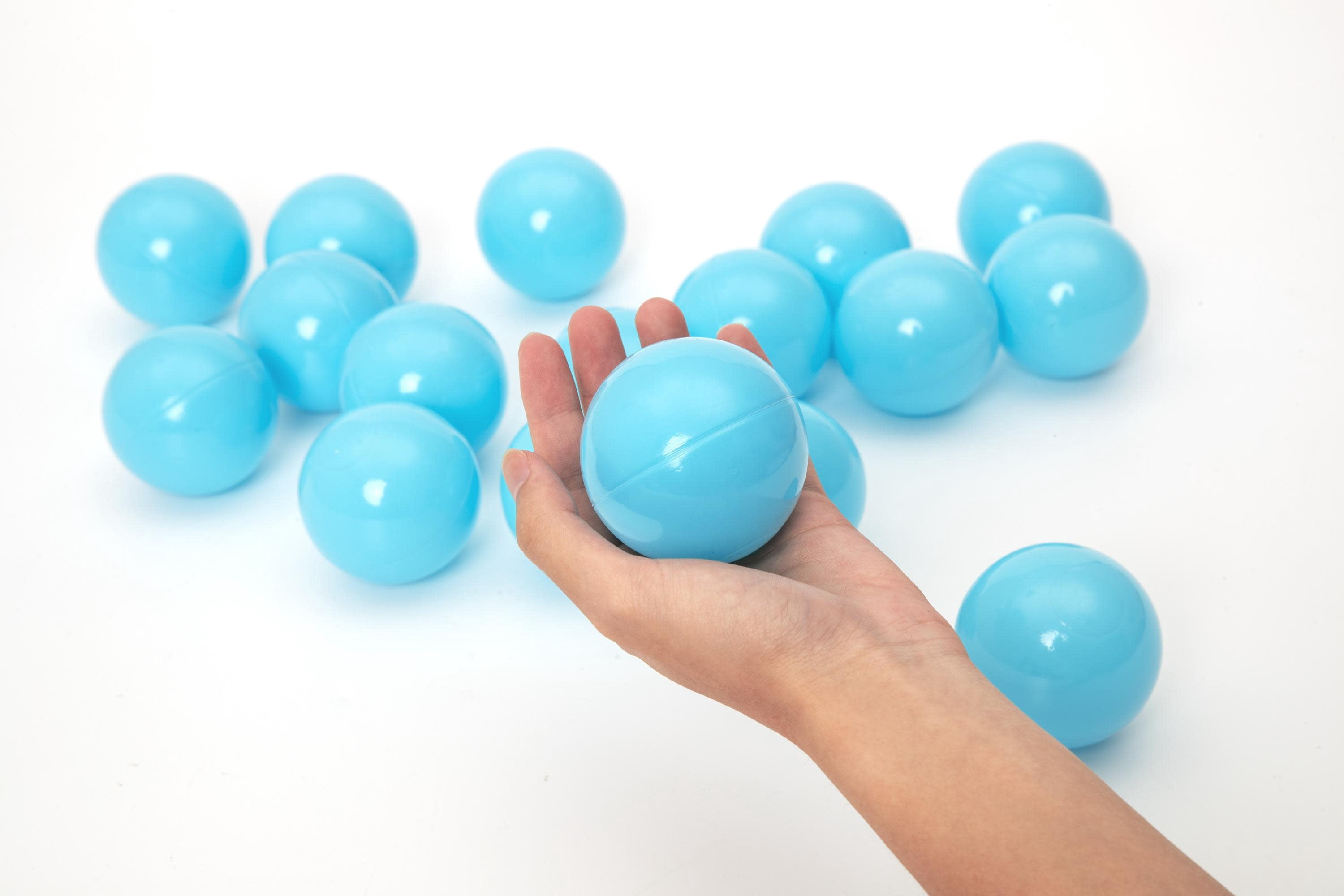 Play Day Non-Toxic 100 Play Balls Light Blue