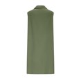 thumbnail image 5 of Women's Casual V-Neck Short Sleeve Tunic Dress with Pockets, Solid Color Summer Tank Dress for Daily Wear and Outings, 5 of 7