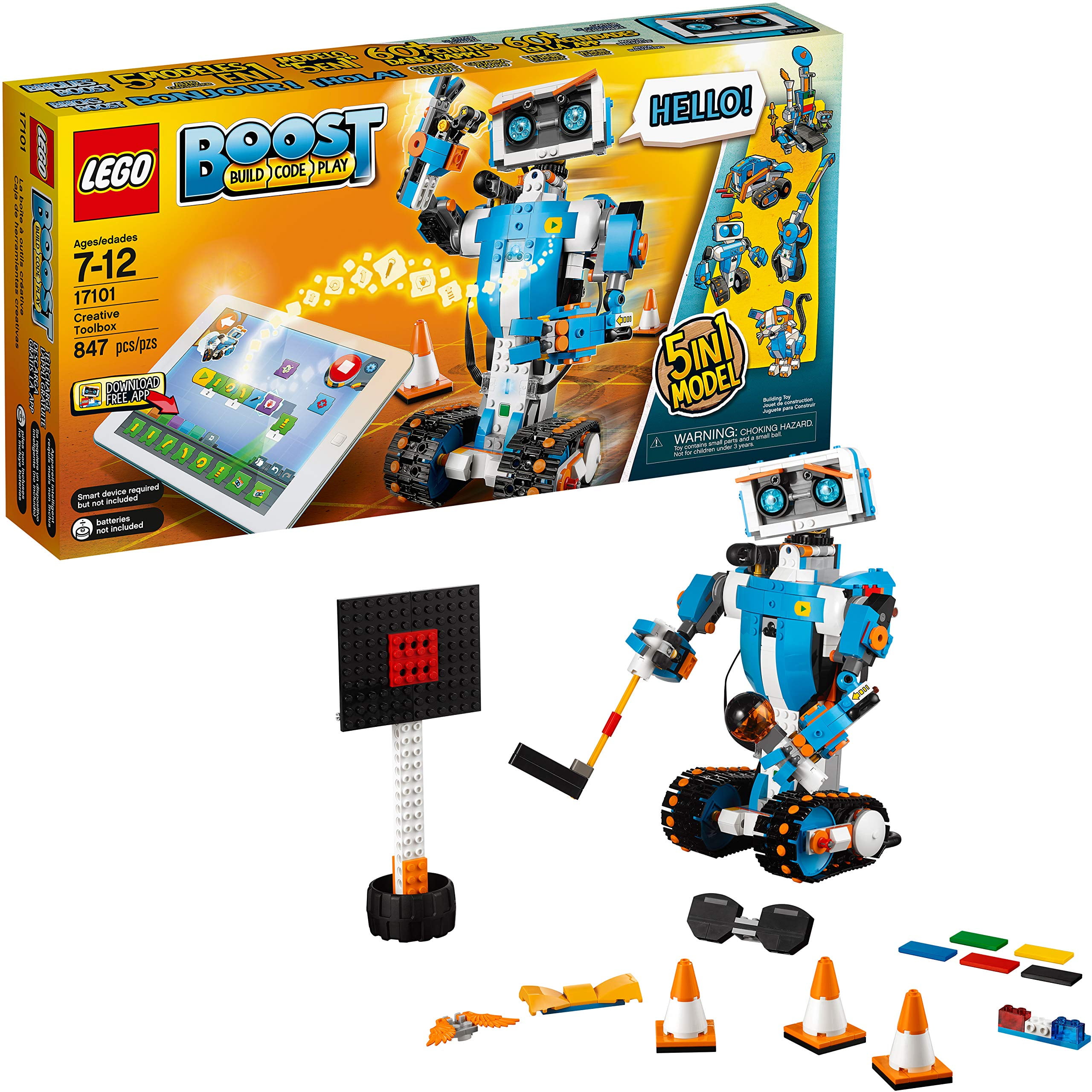 LEGO Boost 17101 Building and Kit (847 Pieces) - Walmart.com