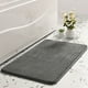 thumbnail image 1 of Alfombra de baño de espuma viscoelástica con rayas gruesas | Alfombra de baño de terciopelo suave y absorbente con reverso antideslizante | Alfombra lavable a máquina para baño, dormitorio y, 1 of 6