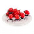 thumbnail image 3 of Juego de 12 tenedores de fruta de hormiga CHAO de plástico Negro, 3 of 5