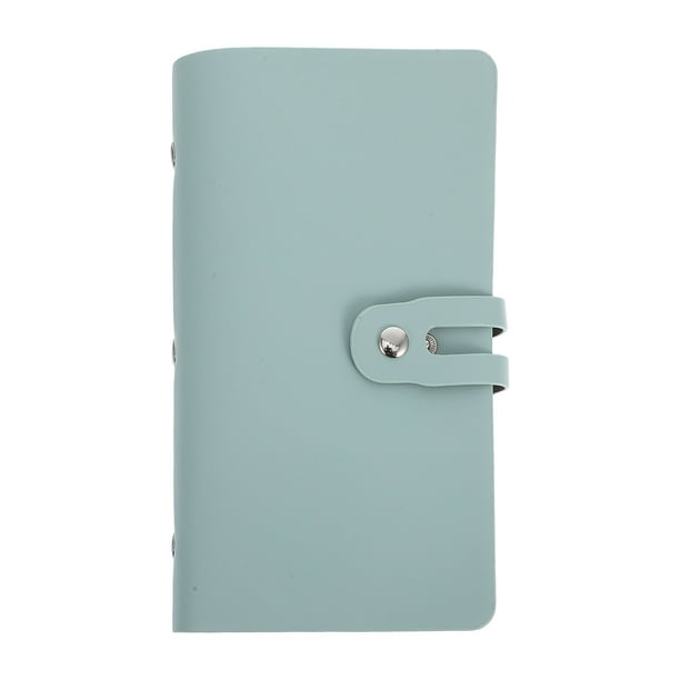 Tarjetero portátil para monedero con funda protectora y tarjetero para tarjetas de visita, organizador de tarjetas de crédito y herramienta de gestión de tarjetas.