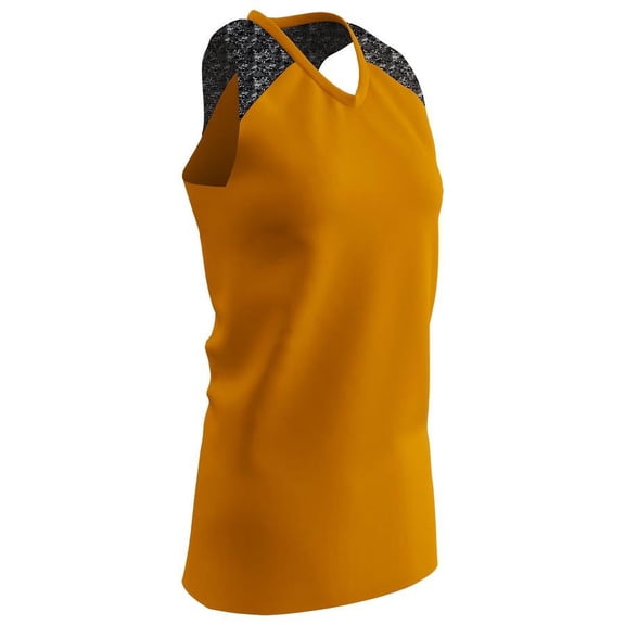 Champro Women's At Bat Softball Jersey Optic Orange, 2XL