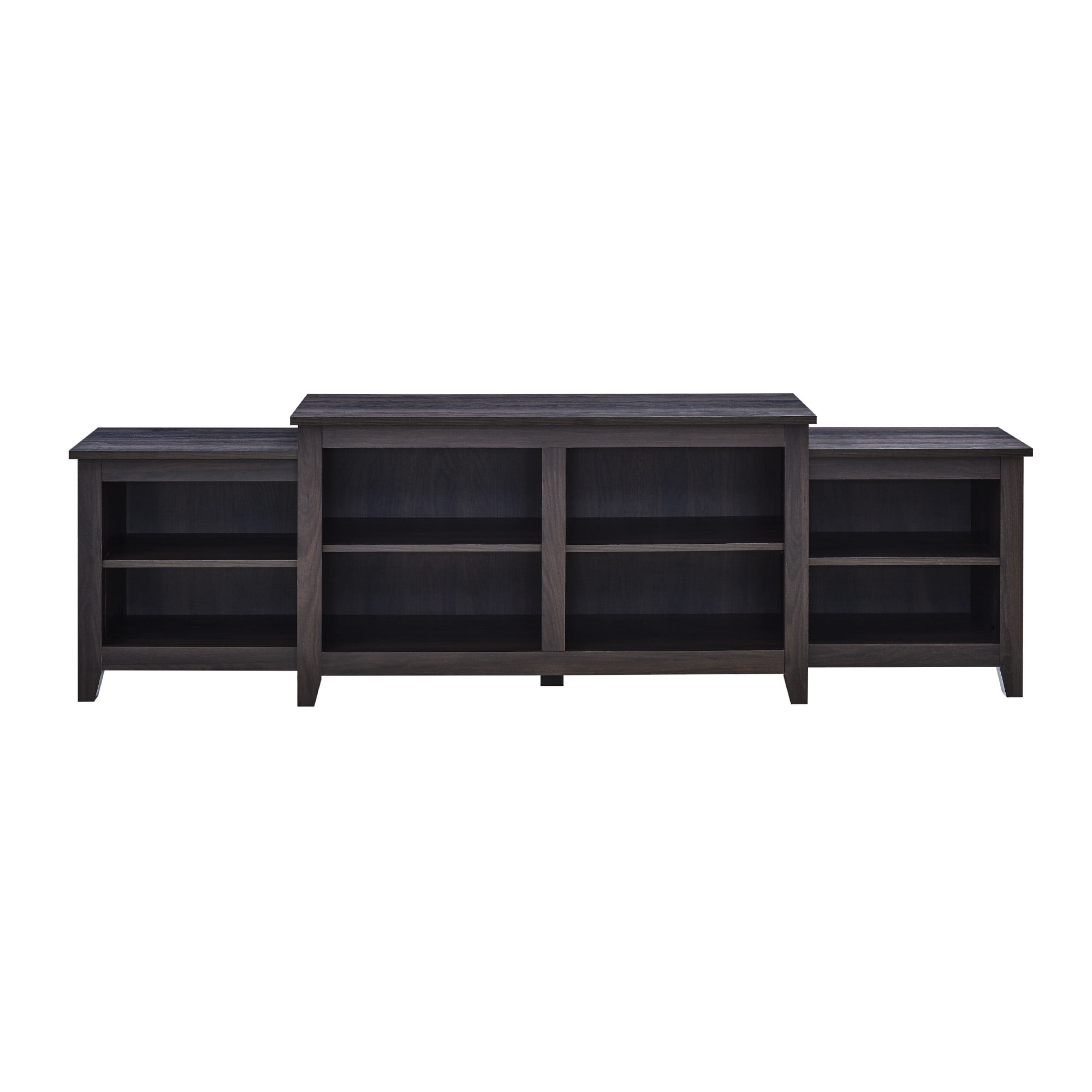 Walker Edison Transitional Farmhouse TV Stand for TVs up to 85", Espresso
