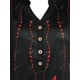 thumbnail image 3 of Camiseta Talla Extra Dos Tonos Flores Rosegal  Mangas largas de talla grande, 3 of 5