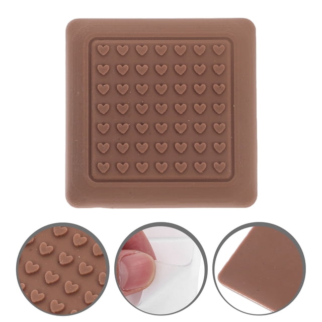 OUNONA 8 Pcs Tampons de Sol pour Meubles Tampons en Silicone Réduction de Bruit Café