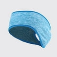 thumbnail image 1 of Prix le Plus Bas, Bandeaux d'Hiver Queue de Cheval pour Chauffe-Oreilles Muff Yoga Course pour Extérieur, PENDANE, Bleu Clair, 1 of 1