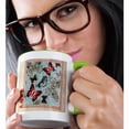 thumbnail image 2 of 3drose, Love Butterflies, 15oz Two-tone Green Mug, 2 of 6
