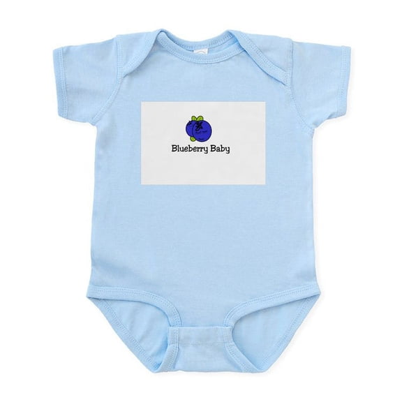 CafePress - Infant Blueberry Onesie - Baby Light Bodysuit, Size Newborn - 24 Months