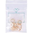 thumbnail image 5 of 10 Pcs Cubic Zirconia Crown Beads 24K Gold Plated Brass Micro Pave King Crown Spacer Beads Bracelet Connector Charm Beads for DIY Jewelry Making Crafts Design, 5 of 7