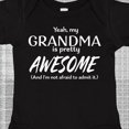 thumbnail image 4 of Inktastic Yeah My Grandma is Pretty Awesome Boys or Girls Baby Bodysuit, 4 of 5