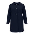 thumbnail image 7 of Danhjin Fall Coats for Women Lapel Long Sleeve Casual Button Long Jackets Winter Going out Outdoor Fashion Outerwear, 7 of 7