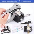 thumbnail image 6 of Watch Repair Tool Kit 147 PCS Professional Spring Bar Watch Band Link Pin Tools Set,Watch Repair Kit with Carrying Case,Band, Strap, Link Pin, Spring Bar, Back Remover & Replacement, 6 of 11