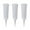 White(3Pcs), variant on HANXIULIN 3Pcs Cemetery Flower Vase Memorial Floral Vase Stake Plastic In Ground Cemetery Home & Garden