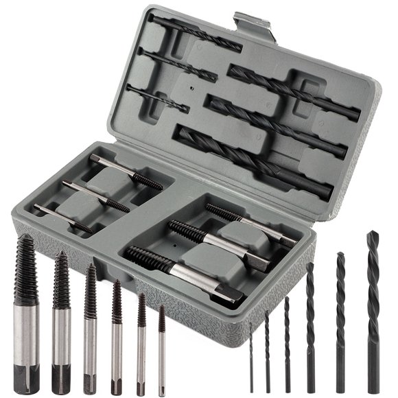 Screw Extractor,12Pcs Easy Out Rigid Screw Extractor Drill Bit Broken Screw Remover Unbeatable Value