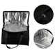 thumbnail image 3 of 1pc Takeaway Handbag Heat Preservation Handmade Non-woven Ice Pack Oxford Cloth Lunch Bag for Storing Food (Black), 3 of 4