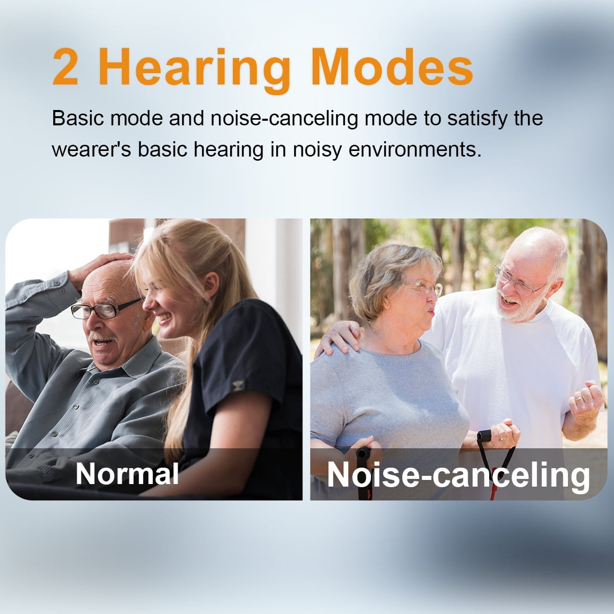iadr Hearing Aids for Seniors Rechargeable with Noise Cancelling, Adults Hearing Amplifiers for Hearing Loss, Hearing Amplifiers with Magnetic Charging Case,Beige(A49)