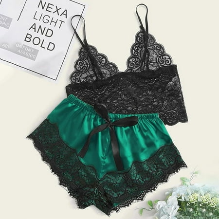 uublik Lingerie Set for Women Sexy Naughty Plus Size Lace Sexy Naughty Babydoll Bodysuit