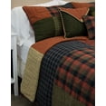 thumbnail image 6 of Donna Sharp Woodland Square Patchwork King Pieced Cotton Lightweight Quilt, 6 of 8