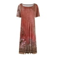 thumbnail image 5 of Fashion A-Line Dress for Women CIENVNSTG Flowy Summer Dress Perfect for Casual Outings or Parties, 5 of 6