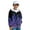 Purple Flame, variant on FKELYI Kids Fleece Hoodies Zip Up Front Hooded Sweatshirt with Side Pockets Christmas Bulb Snowflake Capybara Print Boys Girls Fall Top Winter Clouthes, L