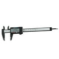 thumbnail image 1 of Calibrador digital electrónico Vernier, unidad métrica imperial, herramienta de medición de conversión de 0 a 150 mm, color negro, 1 of 15