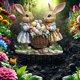 thumbnail image 4 of pstuiky Huevos de Pascua acrílicos impermeables para exteriores decoración de patio tapones de suelo accesorios de paisajismo, 4 of 6
