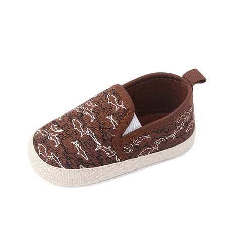 

Infant Toddler Shoes Soft Sole Slip On Animal Printed Fashion Casual Shoes