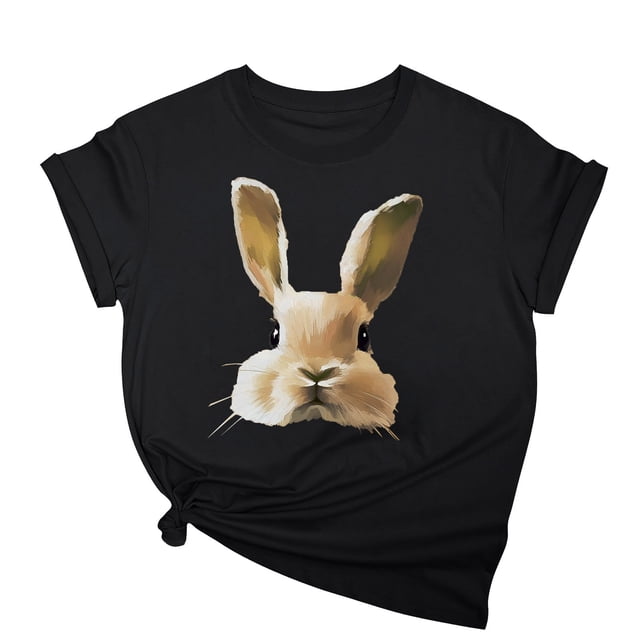 Tops de Cuello Alto para las Mujeres Amante Impreso Camiseta Cuello Redondo Manga Corta, Poliéster Spandex