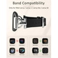 thumbnail image 3 of Wearlizer Leather Band Compatible with Versa 2 Bands for Women, Dressy Slim Leather Strap Wristband with D-Shape Metal Buckle for Versa/Versa 2/Versa Lite/Versa SE Smart Watch, 3 of 6