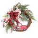 thumbnail image 1 of Corona Artificial para Puerta Delantera Camión Coronas Navideñas Color Rojo, 1 of 9