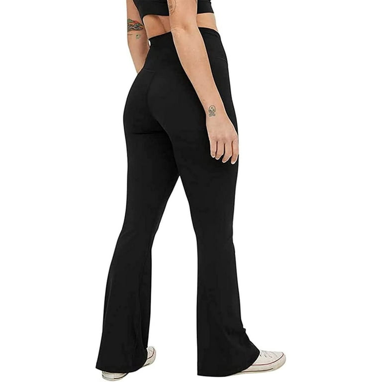 Holiday Clearance! Leggings for Women 2023, Yoga Pants with Pockets for  Women, High Waisted Pants for Women, Flare Yoga Pants for Women, Black Wide