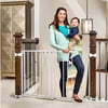Regalo 2-in-1 Stairway and Hallway Wall Mounted Baby Safety Gate, White, Ages 6 to 24 Months