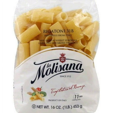 La Molisana Pasta Rigatoni Bronzo, 16 Oz