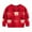 Rose Chaud, variante sur Chandail Col en V pour Petits Garçons, Chandail Tricoté pour Bébé, Chandail en Molleton Menthe pour Garçons, Filles, Noël, Dessin Animé, Chaud, Manches Longues, Cardigan, Rouge 4-5 Ans
