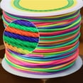 thumbnail image 2 of 100 Beading Cord Stringing Arts and Crafts Supplies Elastic Bands Jewelry Making Multicolor, 2 of 4