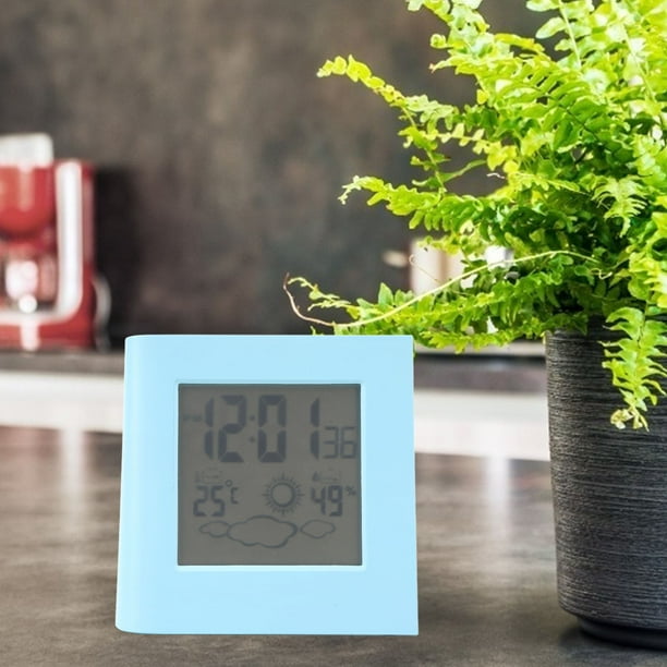Reloj Despertador Solar Bateria Pronostico Del Tiempo De Energia Dual