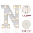 thumbnail image 2 of LED Marquee Letter Lights Sign, Light Up Alphabet Letter for Home Party Wedding Decoration N, 2 of 5
