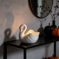 thumbnail image 6 of AYktou Swan Tealight Candle Holders, Ceramic Candle Stand Elegant Swan-Shaped Table Decor Tea Light Stand, Multifunctional Planter, Decorative Candle Holder for Weddings, Dinners Desk Home Decor, 6 of 6