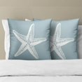 thumbnail image 4 of Navy Blue Pillow Covers 24x24 Inch Marble Silver Abstract Striped Throw Pillow Cases Elegant Comfort Luxury Modern Decor for Home Bedroom Living Room Sofa Square Cushion Cover, Set of 2, 4 of 6