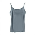 thumbnail image 3 of Inverlee Summer Basic Plus Size Tank Tops for Women Trendy Solid Relax Fit Camisole Crewneck Tees Dressy Casual Softy Breathable Sleeveless Blouse, 3 of 3