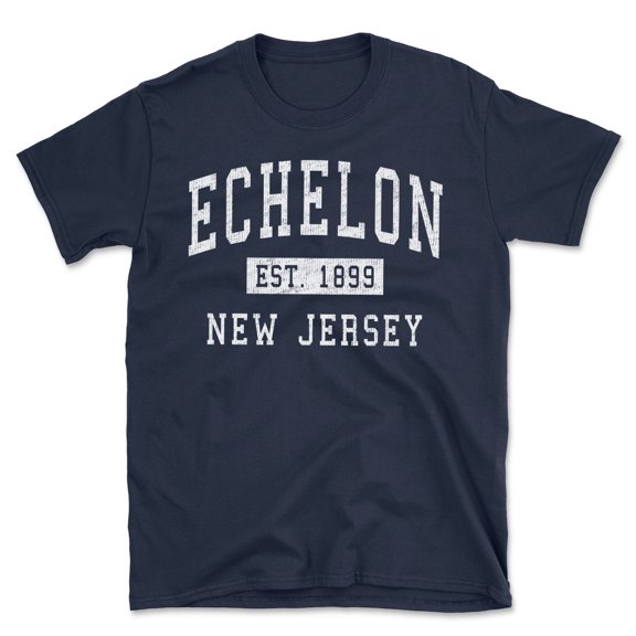 Echelon New Jersey Classic Established Men's Cotton T-Shirt