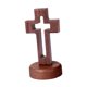 thumbnail image 2 of Cruz de mesa de la Santa Cruz con base para iglesia, sala de estar o armario. ¡Ideal para bodas! Base redonda, 2 of 9