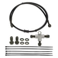 thumbnail image 2 of Motorcycle Braid Hydraulic Brake Hose Brake Line Tee Hose Connector 102cm Braid Hydraulic Brake Hose Line Motorcycl Hydraulic Brake Line Tee Connector Replacement For  KT196, 2 of 8