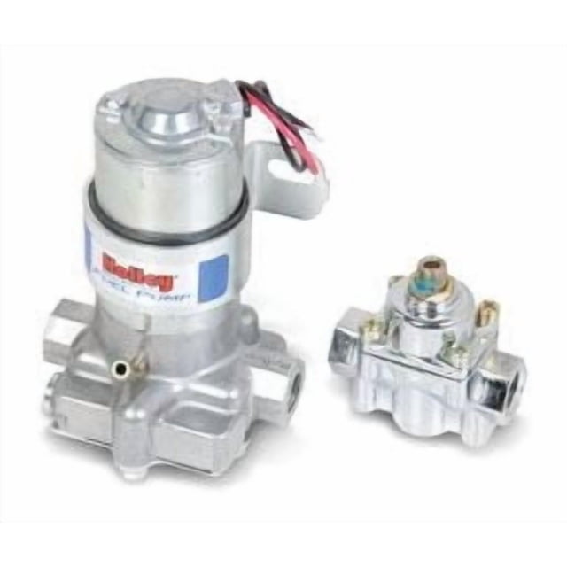 Holley Performance Fuel Pump Electric 712-802-1 70 GPH Flow Rate at 9 PSI; 14 PSI Max Pressure; With Regulator; 3/8 Inch NPT Inlet/Outlet