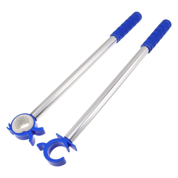 ELAYARD 2Pcs Awning Window Open Tool Blue Aluminum Plastic For General Household Users Indoors