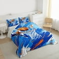 thumbnail image 3 of Castle Fairy Sport Basketball Bedding Comforter Set 2pcs for Kids Teens Adults,Ball Gamer Twin Comforter Sets Microfiber,Abstract Graffiti Splash Breathable Bedding Set,Microfiber Bedroom Decor, 3 of 8
