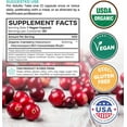 thumbnail image 6 of Pure Co 25,000mg Organic Cranberry Pills 50:1 Concentrate Kidney Support Supplement, 60 Capsules, 6 of 11